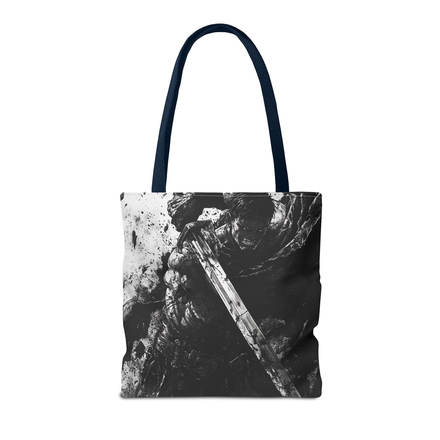 Epic Warrior Tote Bag - Stylish and Bold Art for Adventurers