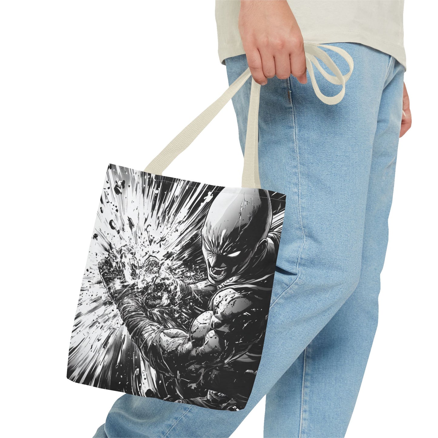 Comic Hero Action Tote Bag - Perfect for Fans & Daily Use