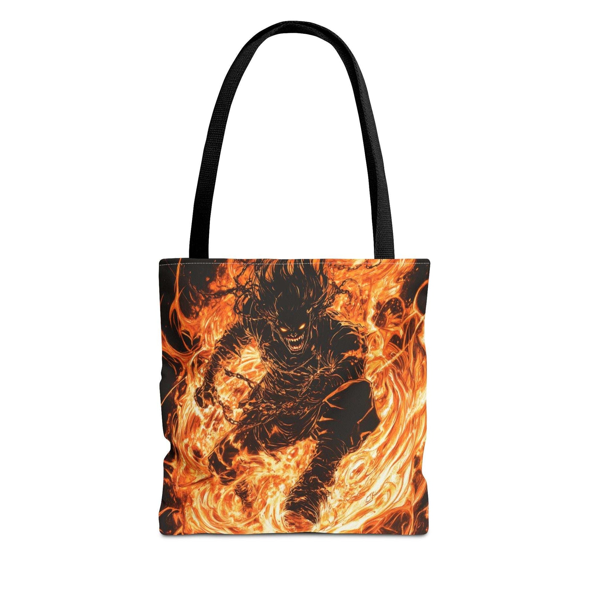 Fire Magic Tote Bag - Bold & Vibrant Design for Anime Lovers