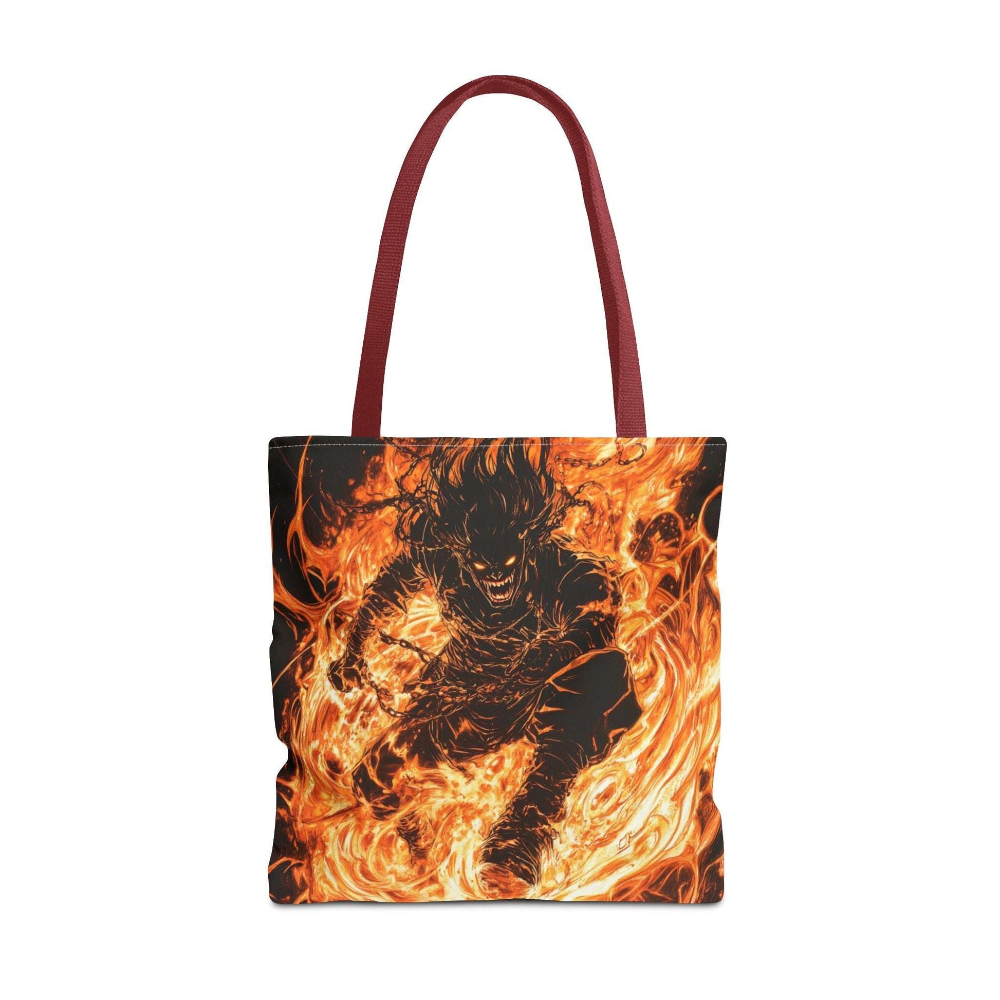 Fire Magic Tote Bag - Bold & Vibrant Design for Anime Lovers