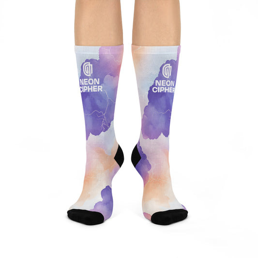 Cloudy Crew Socks