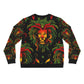 Vibrant Lion's Mane Lightweight Sweatshirt for Bold Style