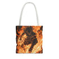 Fire Magic Tote Bag - Bold & Vibrant Design for Anime Lovers