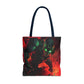 Vibrant Graphic Tote Bag - Futuristic Design for Sci-Fi Lovers