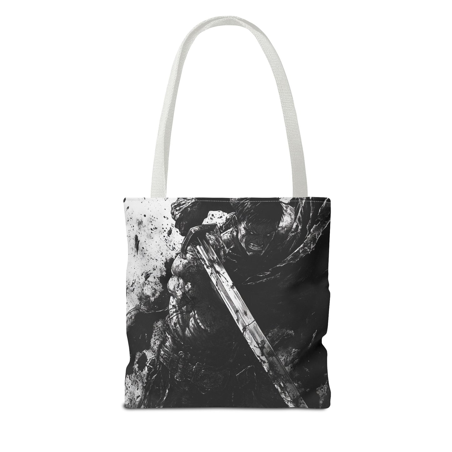 Epic Warrior Tote Bag - Stylish and Bold Art for Adventurers