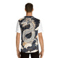 Men's Baseball Jersey with Dragon Design - Stylish Sportswear for Game Days