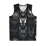 Tribal Mask Basketball Jersey - Stylish & Unique Athletic Wear