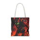 Vibrant Graphic Tote Bag - Futuristic Design for Sci-Fi Lovers