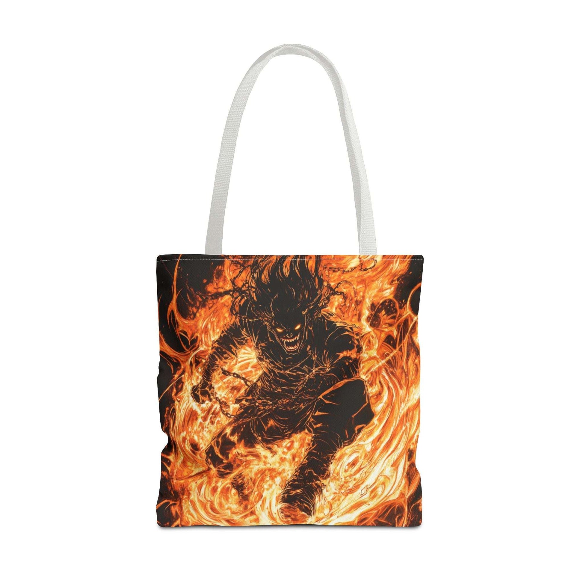 Fire Magic Tote Bag - Bold & Vibrant Design for Anime Lovers