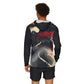 Men's Hip-Hop Sports Warm Up Hoodie with Silent Frequencies Design