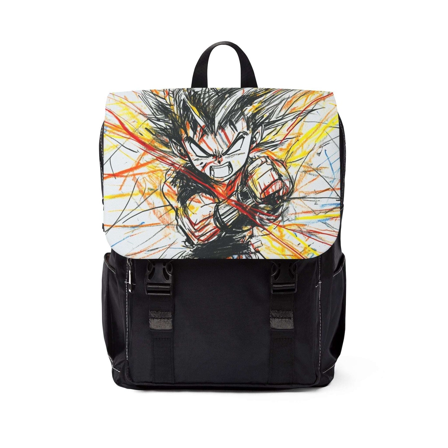 Anime-Inspired Unisex Casual Shoulder Backpack - Perfect for School and Outdoor Adventures