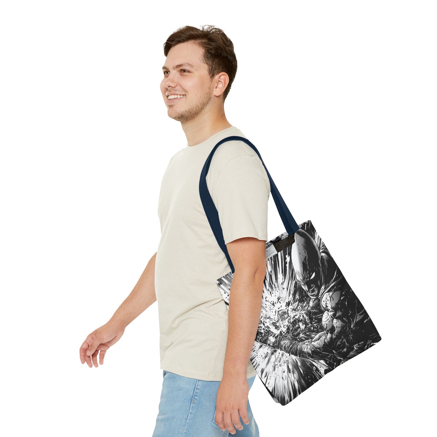 Comic Hero Action Tote Bag - Perfect for Fans & Daily Use