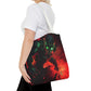 Vibrant Graphic Tote Bag - Futuristic Design for Sci-Fi Lovers