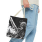 Epic Warrior Tote Bag - Stylish and Bold Art for Adventurers