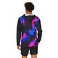 Sports Hoodie - Neon Synthwave Vaporwave Cyberpunk Design