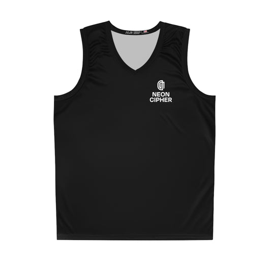 Black Neon Cipher Basketball Jersey - Stylish Sportswear for Athletes & Fans