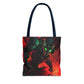 Vibrant Graphic Tote Bag - Futuristic Design for Sci-Fi Lovers