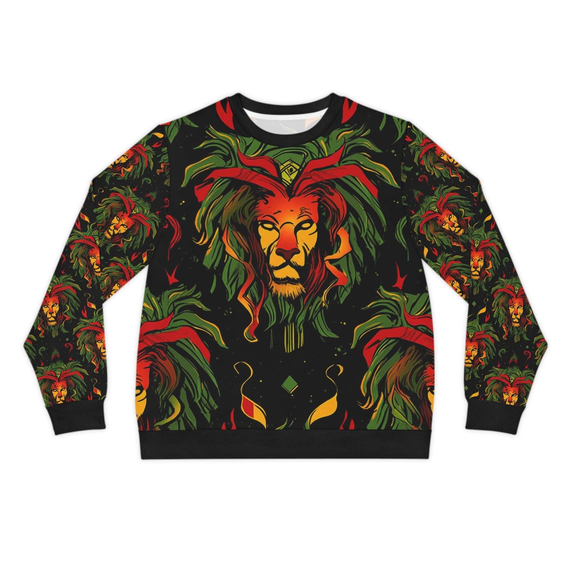 Vibrant Lion's Mane Lightweight Sweatshirt for Bold Style