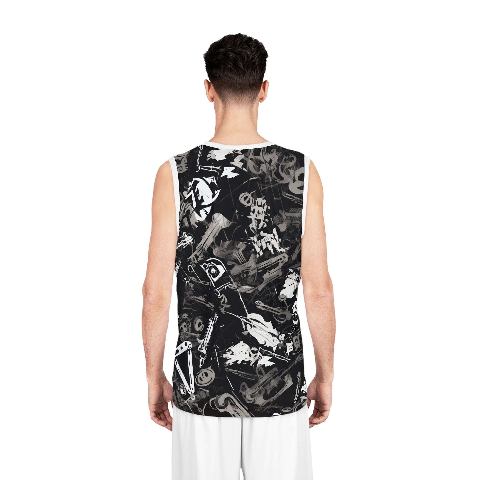 Stylish Basketball Jersey with Bold Graphic Design