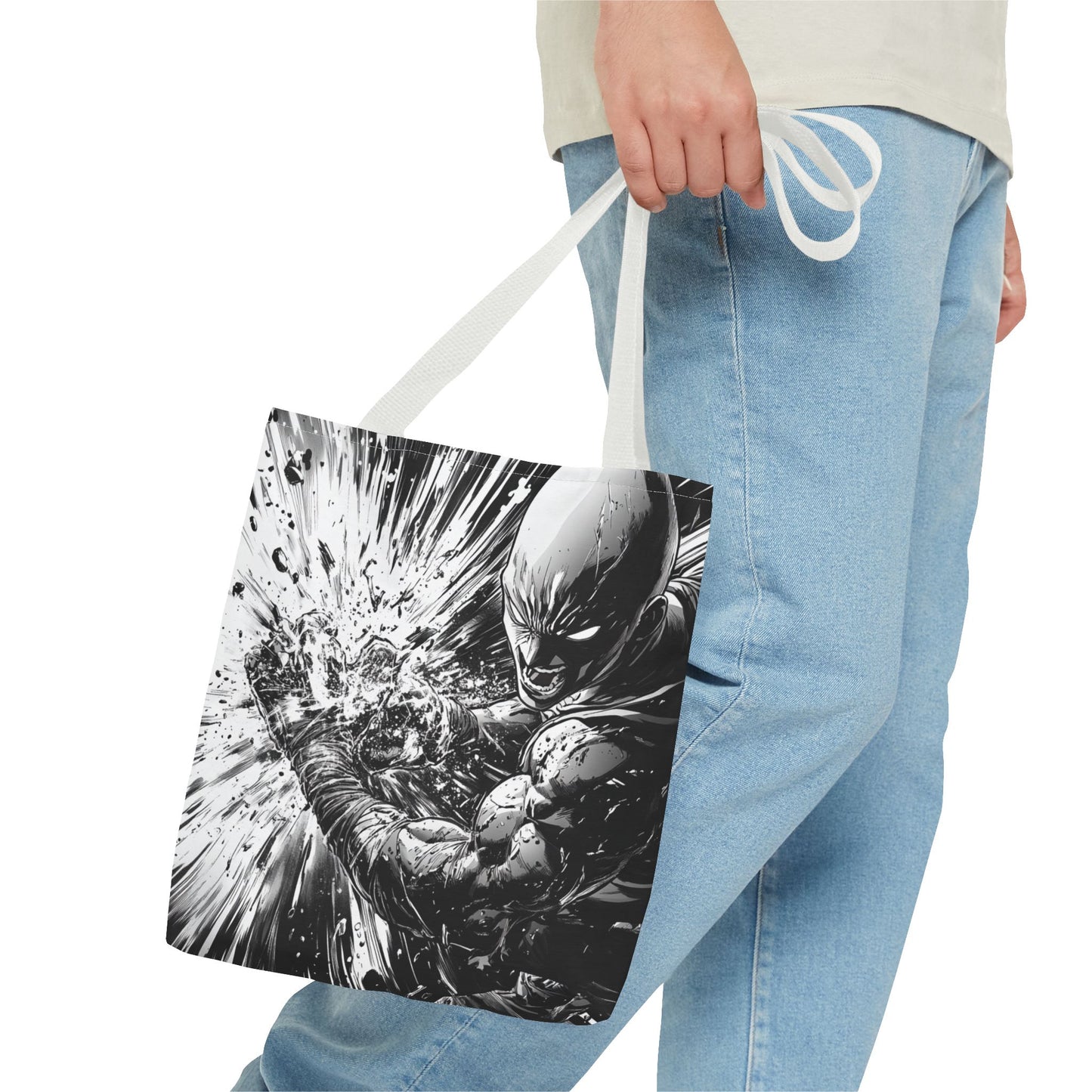 Comic Hero Action Tote Bag - Perfect for Fans & Daily Use