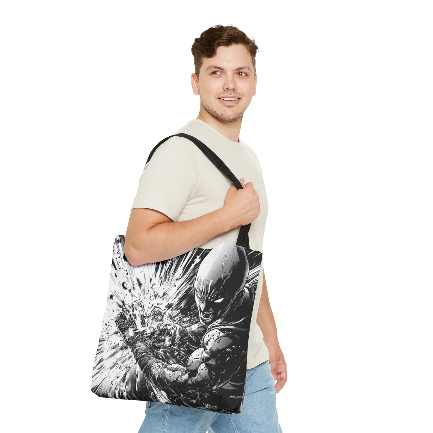 Comic Hero Action Tote Bag - Perfect for Fans & Daily Use