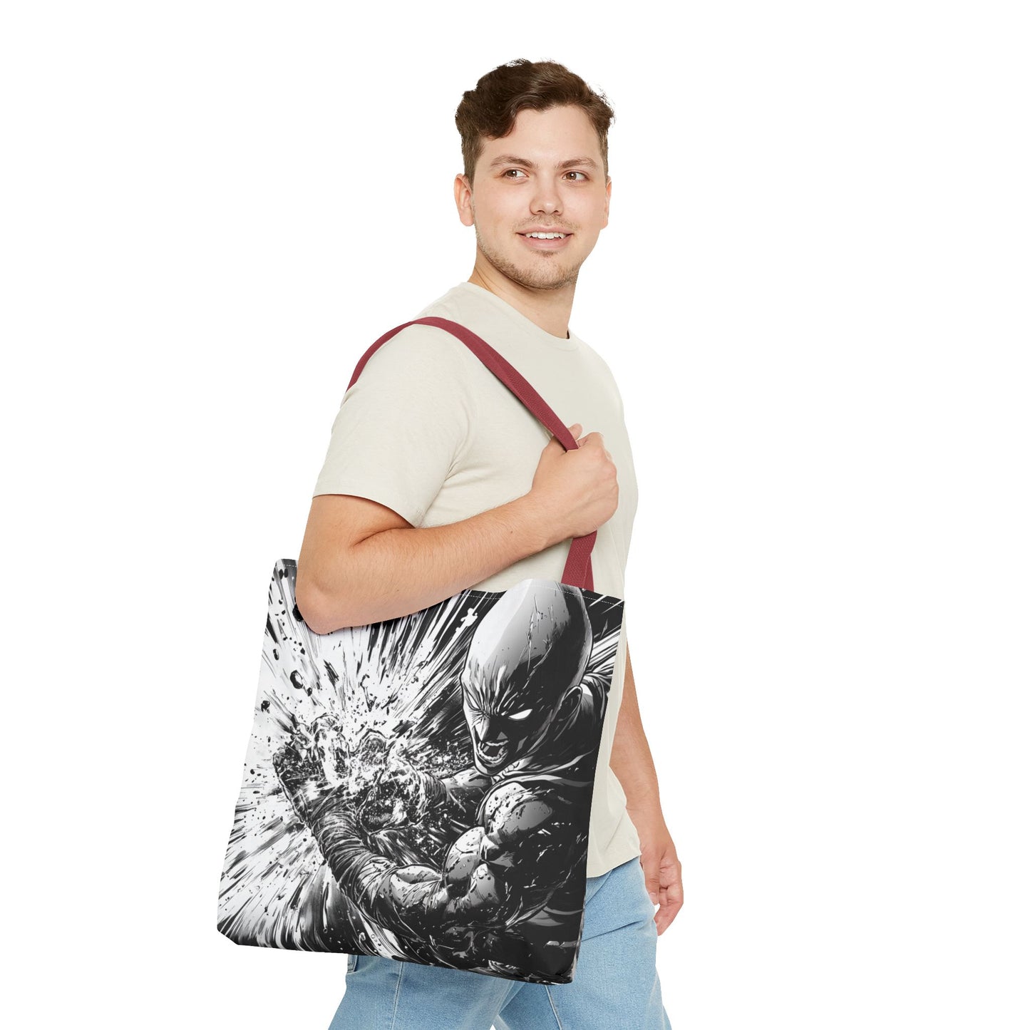 Comic Hero Action Tote Bag - Perfect for Fans & Daily Use