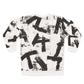 Trendy Unisex Sweatshirt with Bold Brushstroke Design