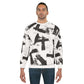 Trendy Unisex Sweatshirt with Bold Brushstroke Design