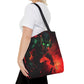 Vibrant Graphic Tote Bag - Futuristic Design for Sci-Fi Lovers