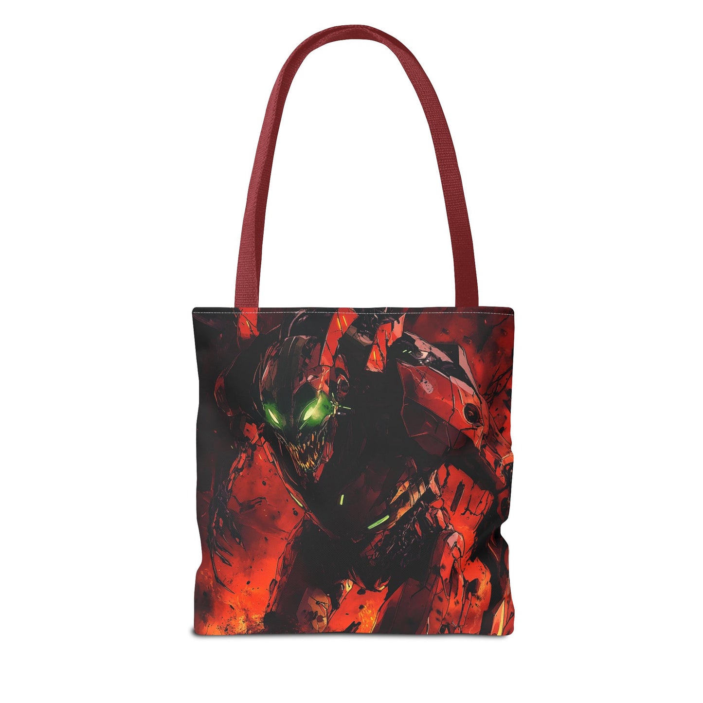 Vibrant Graphic Tote Bag - Futuristic Design for Sci-Fi Lovers