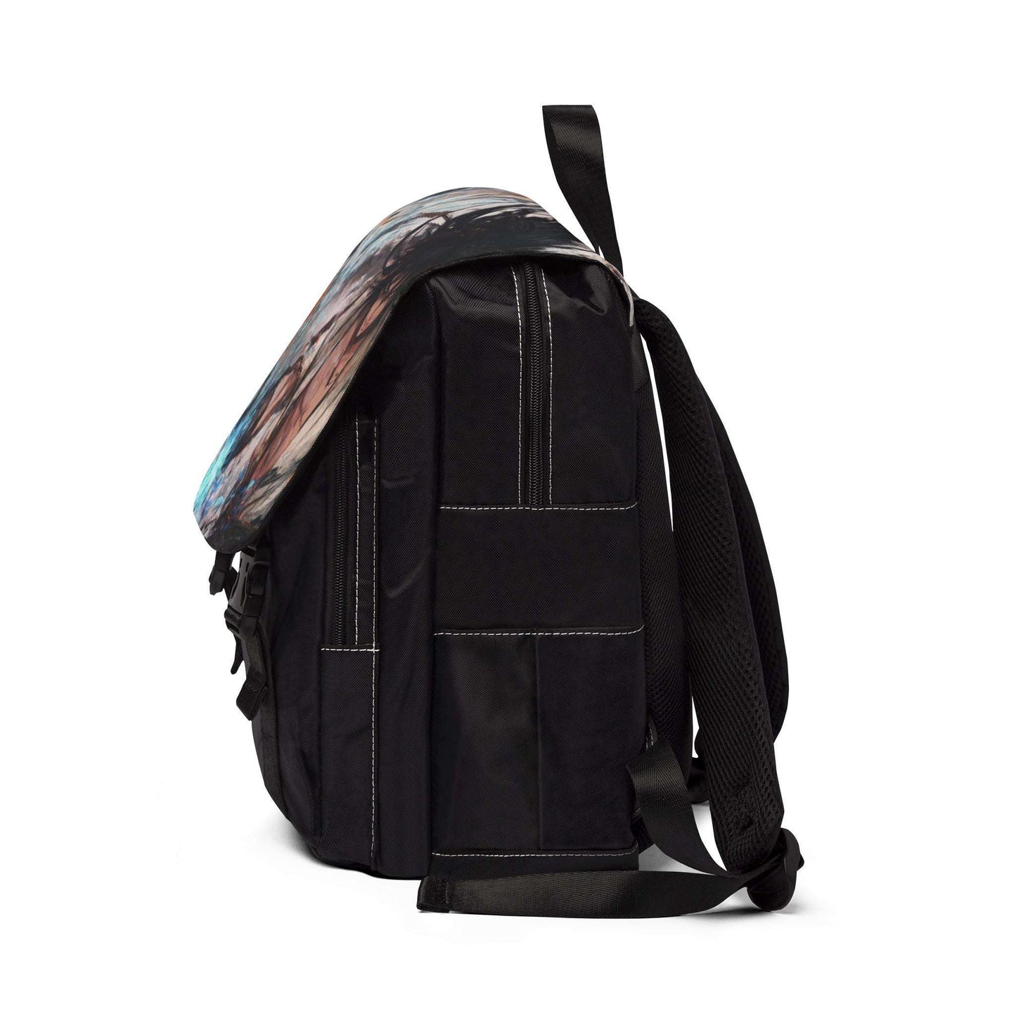 Anime-Inspired Unisex Casual Shoulder Backpack - Stylish for Everyday Adventures