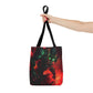 Vibrant Graphic Tote Bag - Futuristic Design for Sci-Fi Lovers