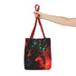 Vibrant Graphic Tote Bag - Futuristic Design for Sci-Fi Lovers