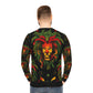 Vibrant Lion's Mane Lightweight Sweatshirt for Bold Style