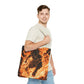 Fire Magic Tote Bag - Bold & Vibrant Design for Anime Lovers