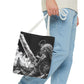 Epic Warrior Tote Bag - Stylish and Bold Art for Adventurers