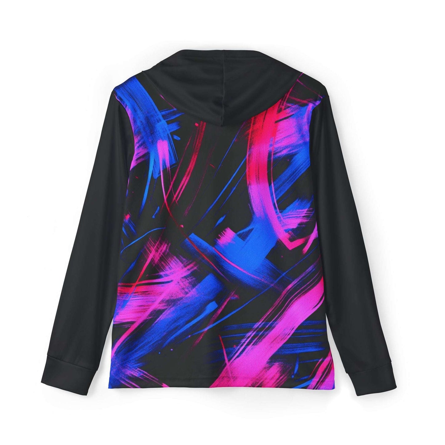 Sports Hoodie - Neon Synthwave Vaporwave Cyberpunk Design