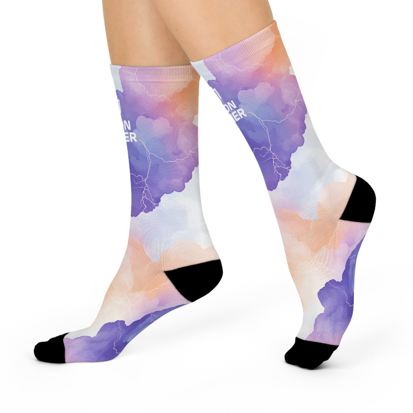 Cloudy Crew Socks