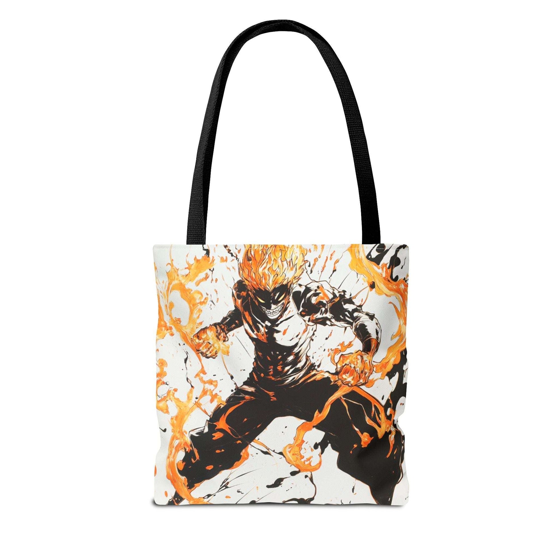 Fire Magic Tote Bag - Bold & Vibrant Design for Anime Lovers