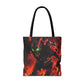 Vibrant Graphic Tote Bag - Futuristic Design for Sci-Fi Lovers