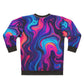 Vibrant Swirl Unisex Sweatshirt - Colorful Abstract Design