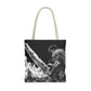 Epic Warrior Tote Bag - Stylish and Bold Art for Adventurers