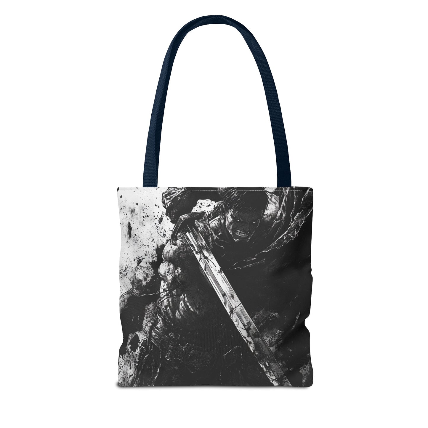 Epic Warrior Tote Bag - Stylish and Bold Art for Adventurers