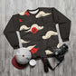 Stylish Unisex Sweatshirt with Artistic Cloud Design