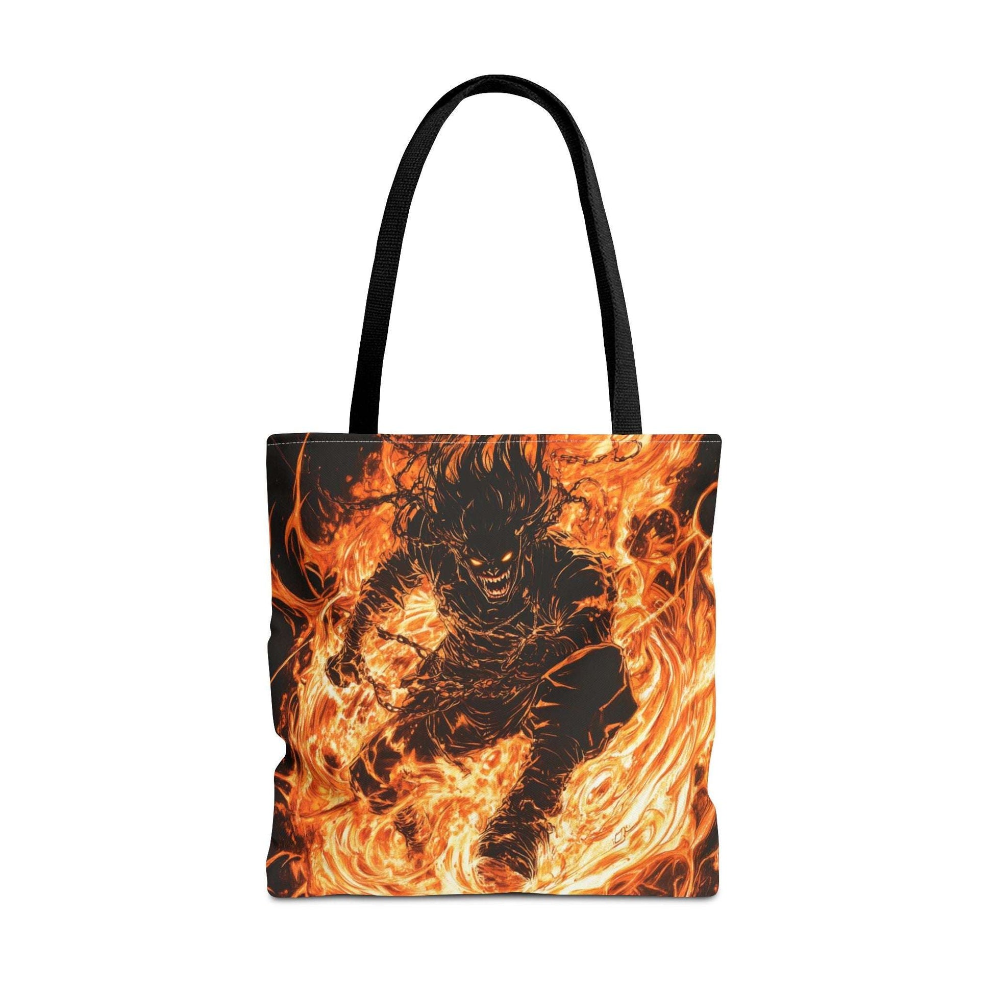 Fire Magic Tote Bag - Bold & Vibrant Design for Anime Lovers