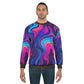 Vibrant Swirl Unisex Sweatshirt - Colorful Abstract Design