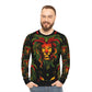 Vibrant Lion's Mane Lightweight Sweatshirt for Bold Style